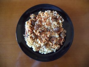 Caracoles con arroz