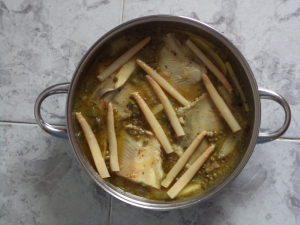 Aletas de raya con patatas