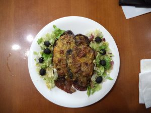 Berenjenas rellenas de bacalao