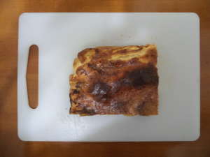 Empanada de calabaza acompañada