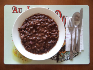 Habas con cecina