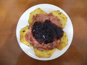 Lomo con piña