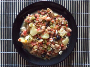 Ensalada de bacalo marinado