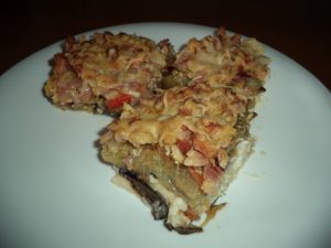 Mousaka de bacón