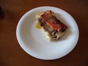 Mousaka de salmón