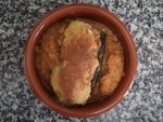 Berenjenas rellenas de atún marinado