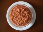 Crema fría de productos del Pirú