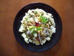 Ensalada de piña y boquerones