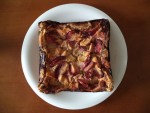 Tarta de manzana y ciruelas